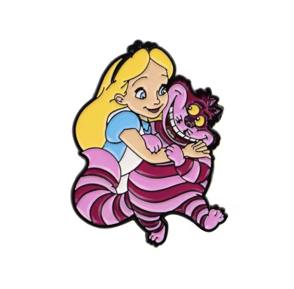 Alicia y gato risón